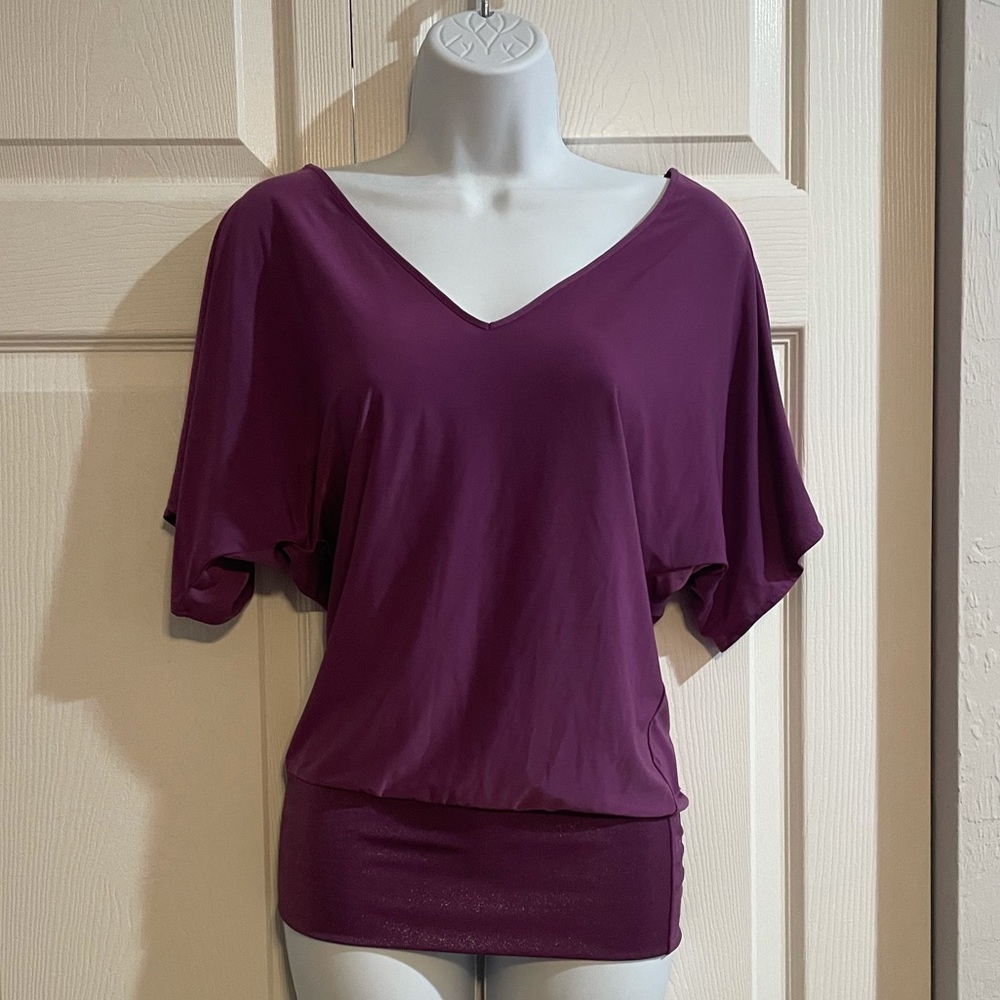 Express purple top, size S
